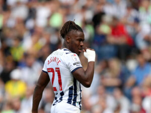 Ghanaian forward Brandon Thomas-Asante features for West Brom in playoff defeat to Southampton