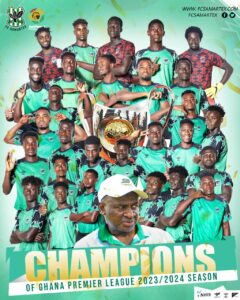 2023/24 Ghana Premier League Week 32: Samartex beat Gold Stars to clinch first league title