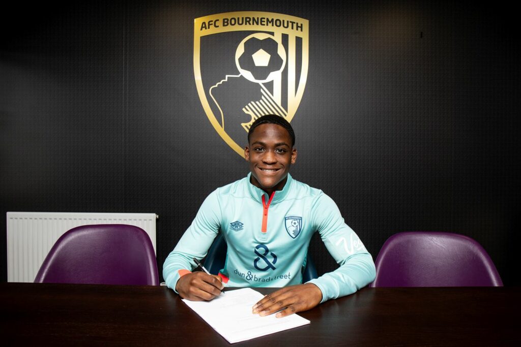 Ghanaian youngster Daniel Adu-Adjei inks new long-term deal with AFC Bournemouth