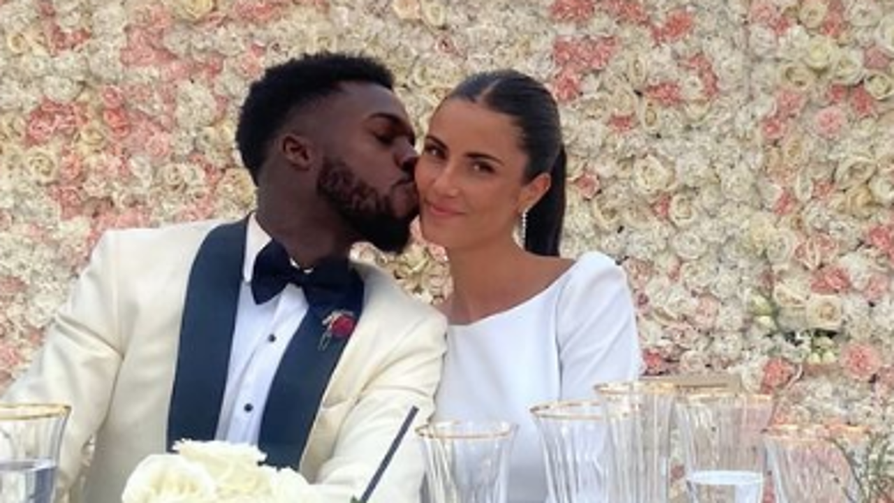 Two wedding dresses, live music, and a palace: the luxurious wedding of Iñaki Williams and Patricia