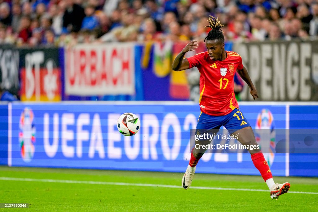 Ghana striker Inaki Williams lauds brother Nico's "pure cinema" performance in Spain's victory over Italy