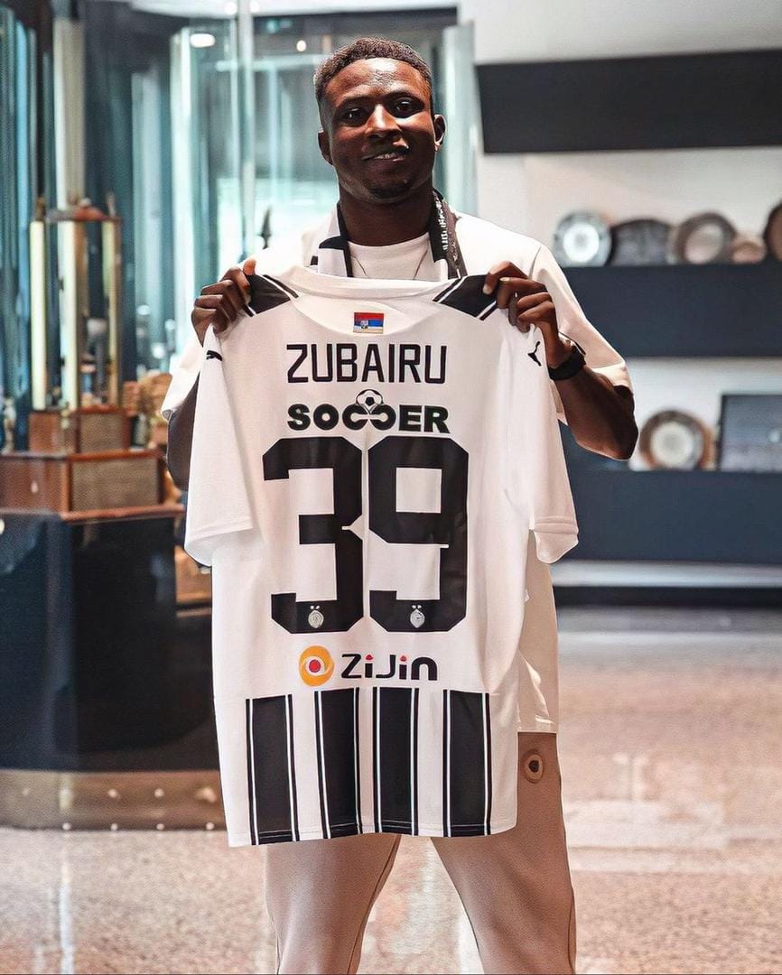 Ghanaian forward Zubairu Ibrahim elated as dream move to FK Partizan materializes