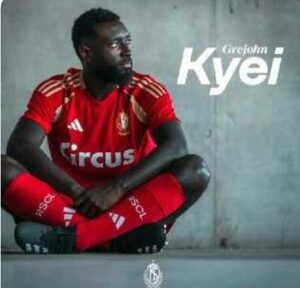 Belgium outfit Standard Liege sign Ghanaian forward Grejohn Kyei on three-year deal
