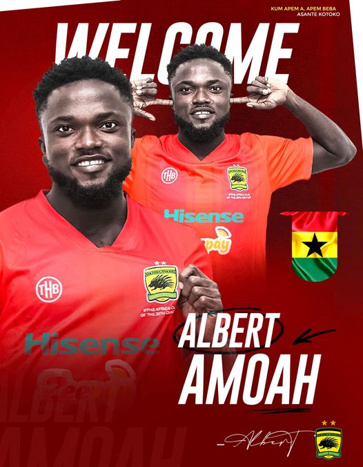 Asante Kotoko bolsters attack with signing of Albert Amoah