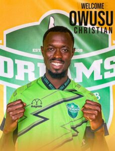 I have confidence in my ability to adapt to Dreams FC’s style of play – New recruit Christian Owusu