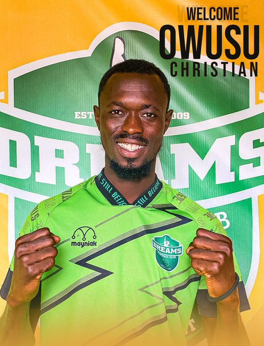 Dreams FC announce acquisition of Techiman Liberty Youth defender Christian Owusu