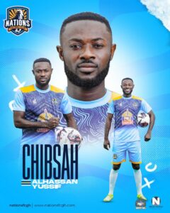 Nations FC complete signing of Aduana Stars midfielder Yussif Alhassan Chibsah