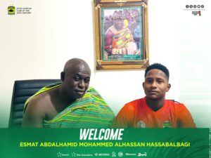 Asante Kotoko sign Al Hilal defender Esmat Hassabalbagi on a year loan deal