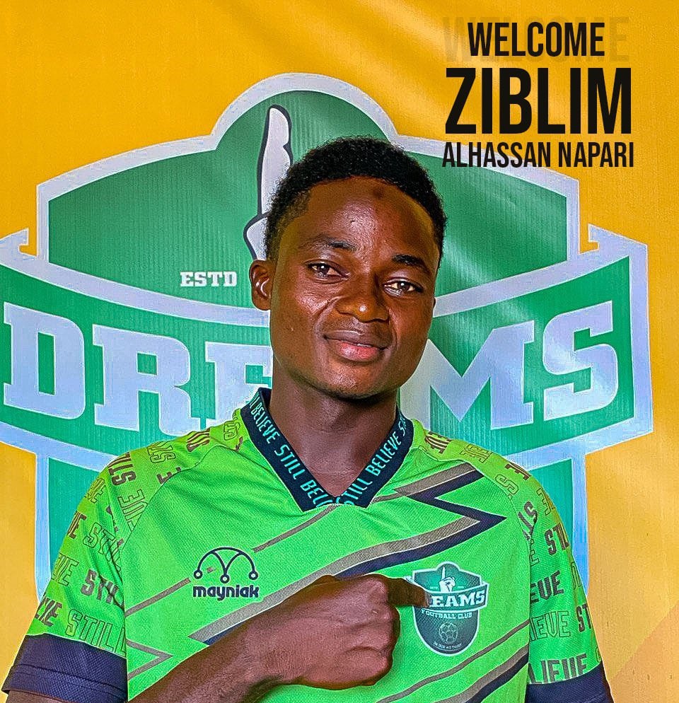 Dreams FC signs youngster Alhassan Napari Ziblim to augment squad