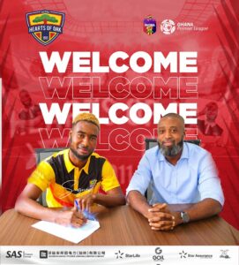 Asamoah Boateng Afriyie joins Hearts of Oak on a three-year deal from Nations FC