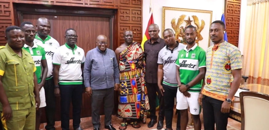 FC Samartex seek the blessings of President Akufo-Addo ahead of first campaign in CAF Champions League