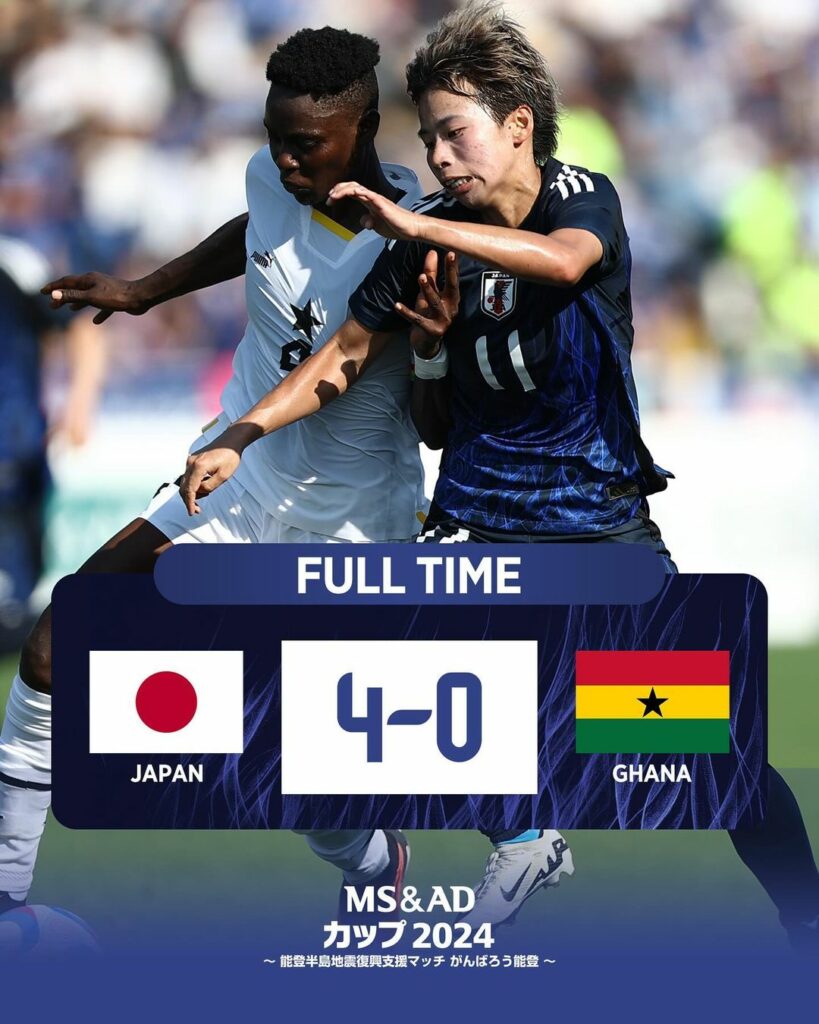 Japan's Nadeshiko dominate Ghana's Black Queens in 4-0 friendly victory