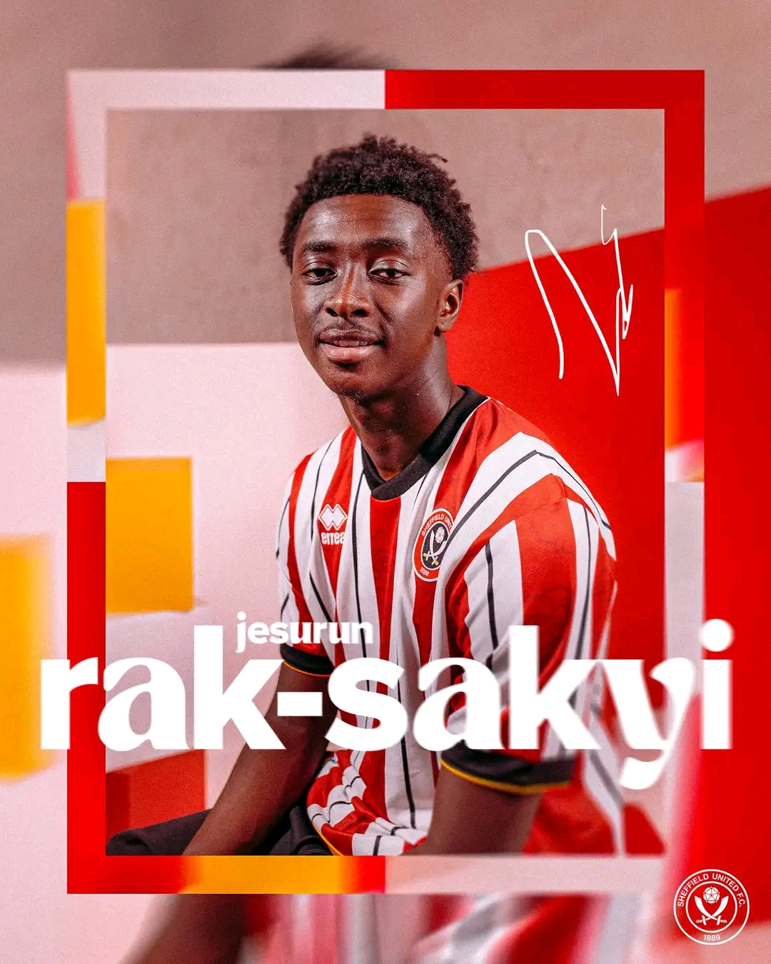 Sheffield United secure season-long loan for Ghanaian winger Jesurun Rak-Sakyi