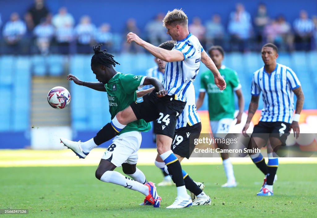 Ghanaian midfielder Darko Gyabi shines in Plymouth Argyle's EFL Cup victory over Cheltenham Town