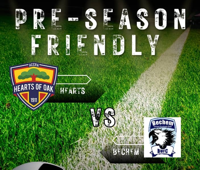 Live stream: Watch Hearts of Oak's friendly against Bechem United