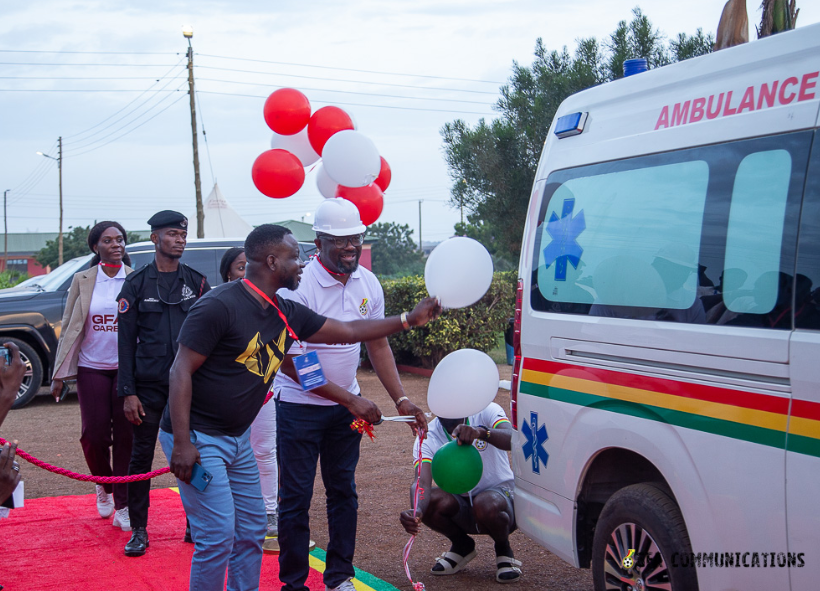 GFA and Ghana Health Service launch new ambulance for Ghanaman Soccer Centre of Excellence