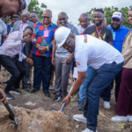 GFA President Kurt Okraku breaks ground on 40-bed accommodation project at Ghanaman Soccer Centre of Excellence