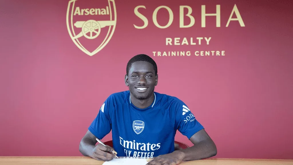 Ghanaian forward Charles Sagoe Jr secures long-term Arsenal deal before Shrewsbury loan