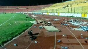 Fans threw missiles, destroyed pitch panels because Ghana’s defeat to Angola spoiled their bet – NSAs Majeed Bawa insists