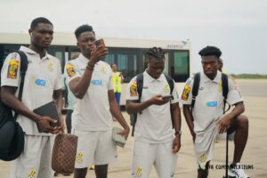 2025 Africa Cup of Nations: Black Stars leave Accra for Kumasi ahead of Angola clash [Photos]