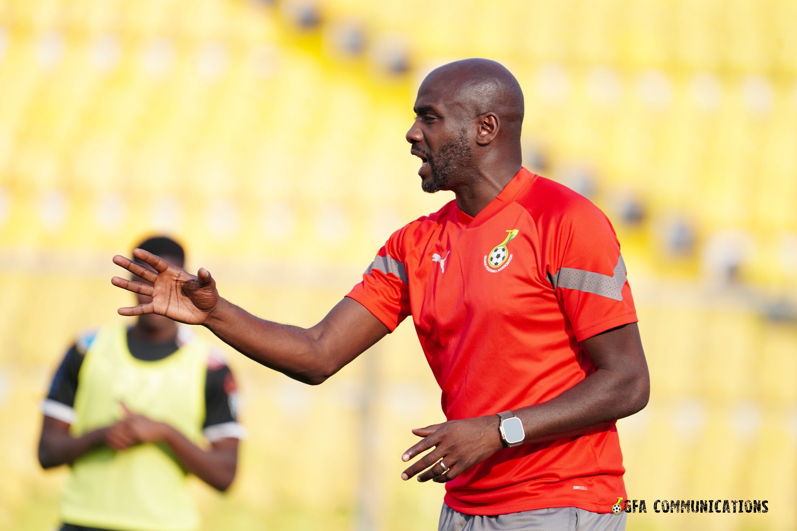 PHOTOS: Black Stars step up preparations for Angola game with intensified training session at Baba Yara