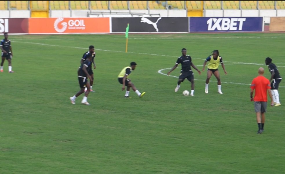 2025 Africa Cup of Nations qualifiers: Black Stars train at Baba Yara Stadium ahead of Angola meeting