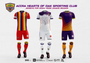 Hearts of Oak unveil new home and away kits for 2024/25 Ghana Premier League season