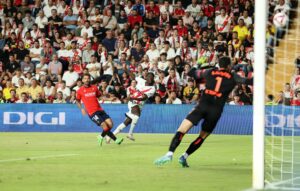 VIDEO: Ghana defender Abdul Mumin scores stunning goal in Rayo Vallecano's 3-1 comeback win over Osasuna