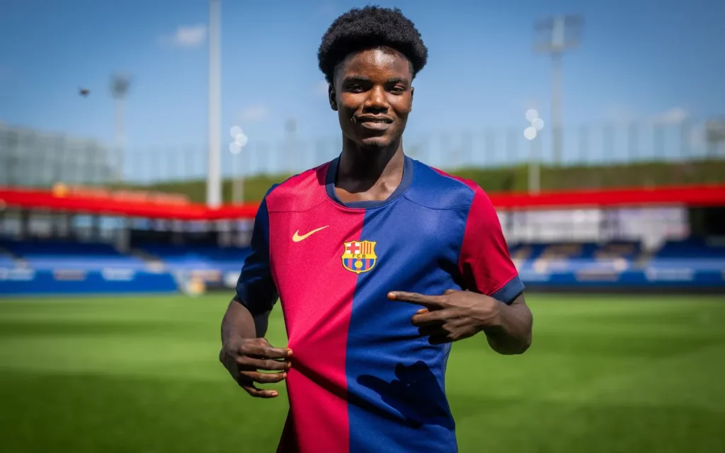 Ghanaian youngster David Oduro expresses joy after historic move to Barcelona