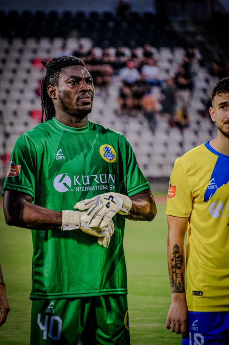 Ghanaian goalkeeper Razak Abalora delighted with debut clean sheet for AF Elbasani