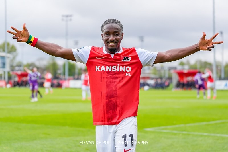 Ghana winger Ibrahim Sadiq named in Eredivisie Team of the Week